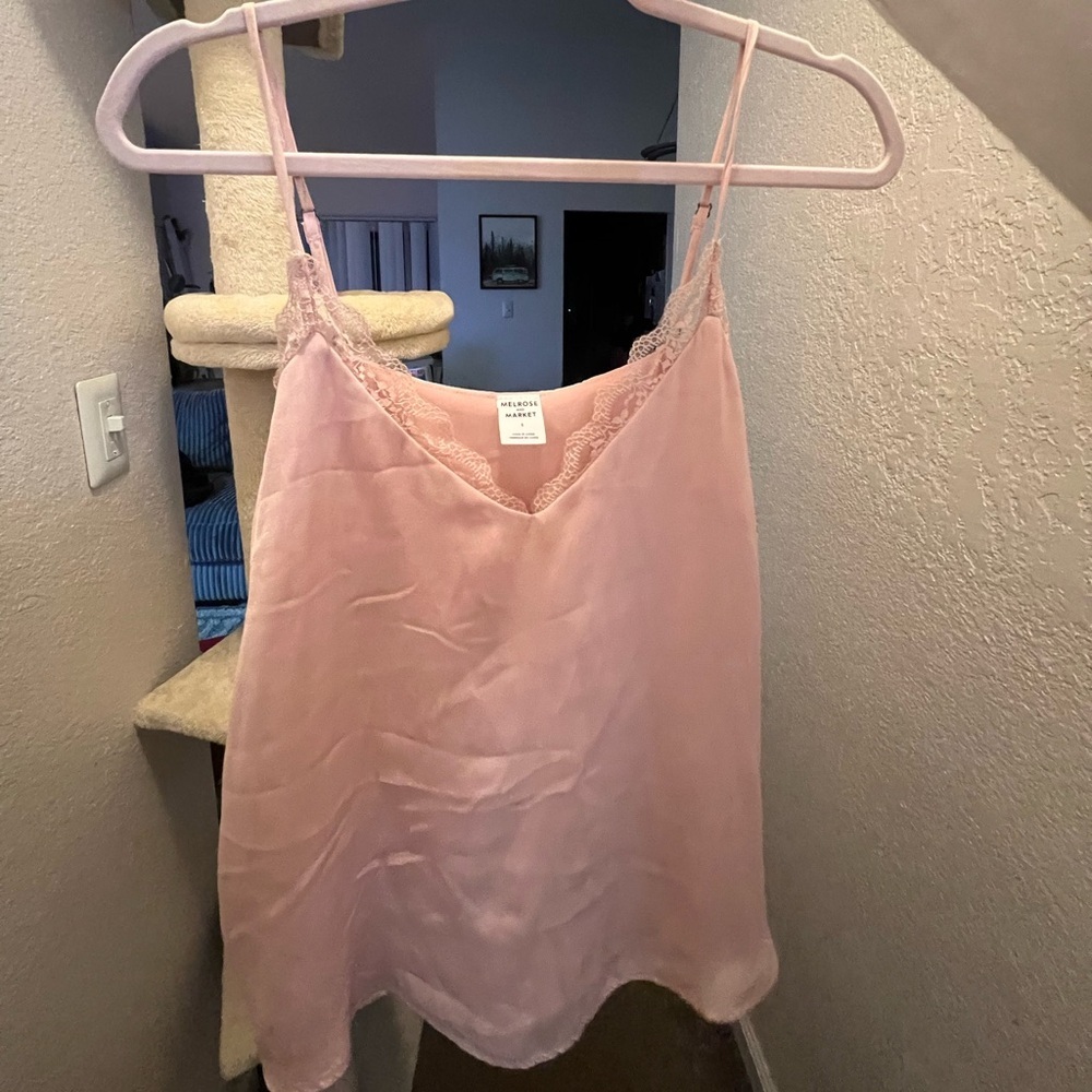 Melrose and Market | Light Pink Lace Cami NWT